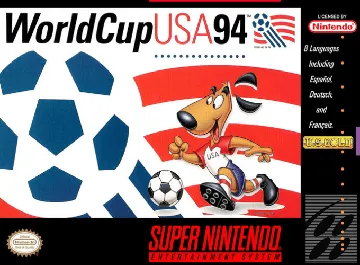 World Cup USA 94 (USA) (En,Fr,De,Es,It,Nl,Pt,Sv) box cover front